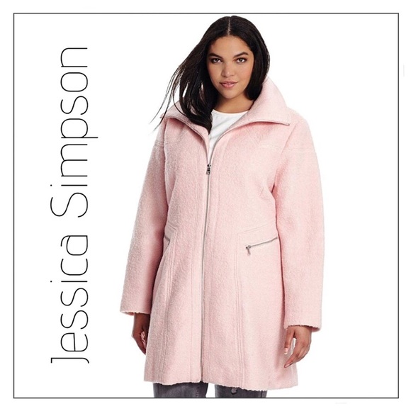 blush pink jacket plus size